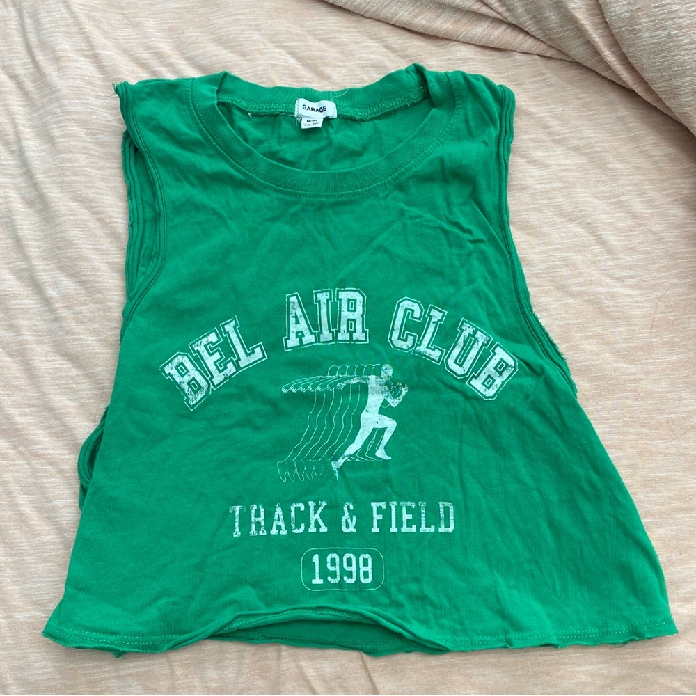 cute garage tank top!